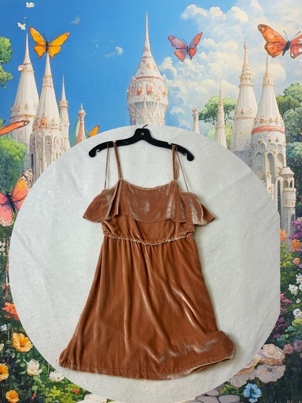 Alice + Olivia Blush Peach Silk Blended Trim Dress